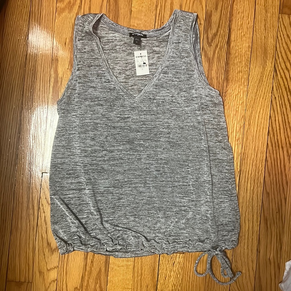 Express Silver Gray Tank Medium, NWT